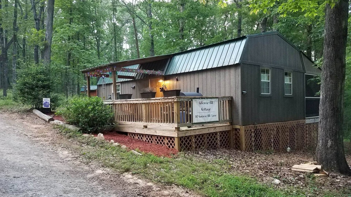 Cleveland Cottage | Gnome Hill Cottage - A Rustic Pet-Friendly Cottage In The Woods