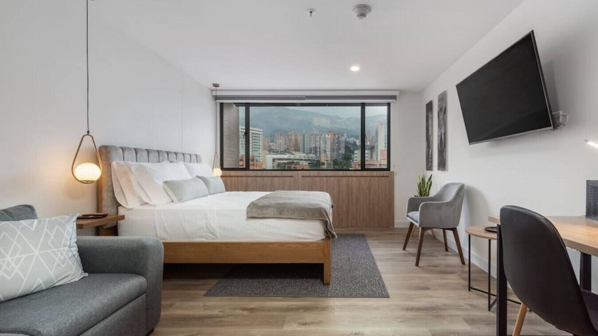 La Aguacatala Apartment | Go Living 1314 · Amazing Loft with kitchenette, AC, co-work and GYM
