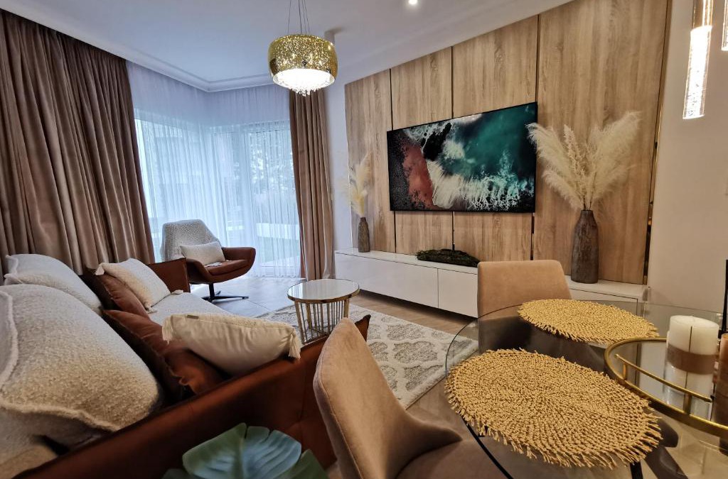 Gaski Apartment | Gold Apartment B28 Let's Sea Baltic Park Gąski