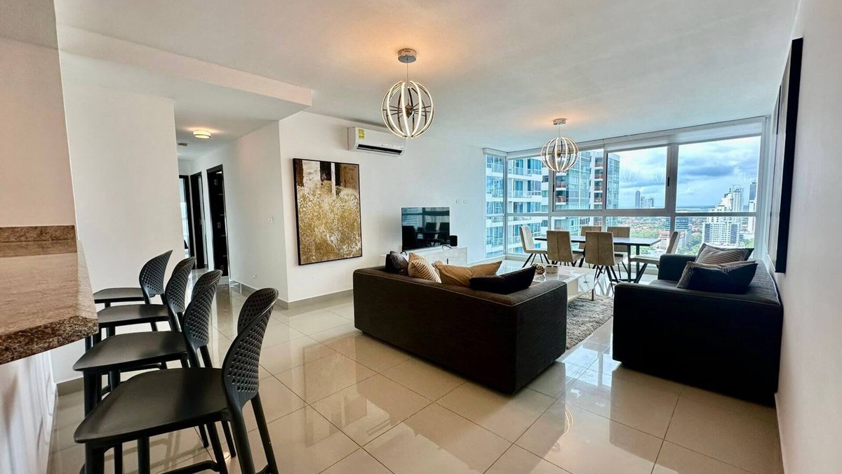 Costa del Este Apartment | Gold Tower - Bright 3 BDR Apt in Costa del Este