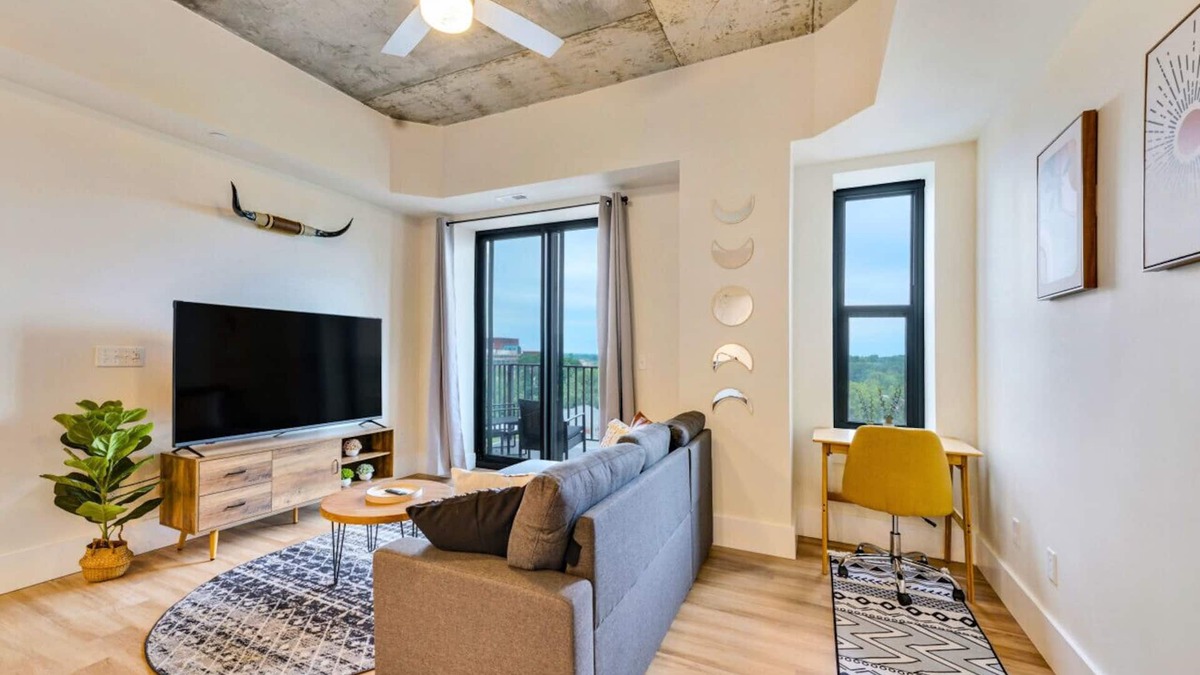 South Bend Apartment | Golden Glow | High Rise | DownTown South Bend ND