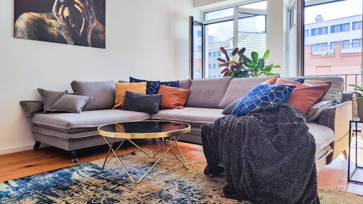 Stadtkern House | Golden Loft - 92qm, zentral & ruhig, Messe/HBF n