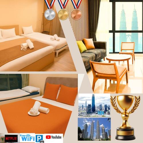 City Centre Apartment | Golden New Nest Inn 88 near THE exchange TRX & Bukit Bintang Agile luxury suites