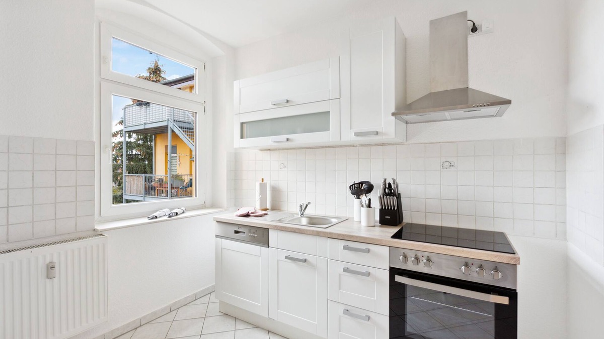 Sudenburg Apartment | Golden Sunrise - Waschtrockner - Balkon
