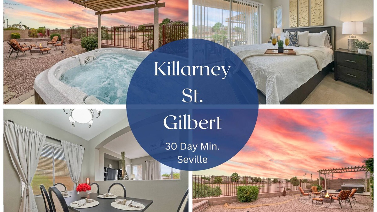 Seville House | Golf Course Home in Seville Gilbert! 30 Night Min!
