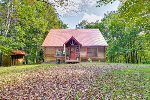 North Creek House | Gore Mountain Cabin Game Room and Fire Pit