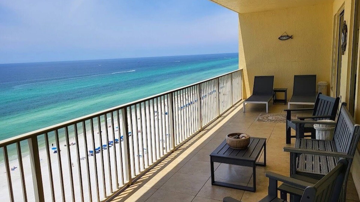 Thomas Drive Condo | Gorgeous 2 Bedroom, King Beds; Spectacular Gulf Views; Mo Winter Rates available