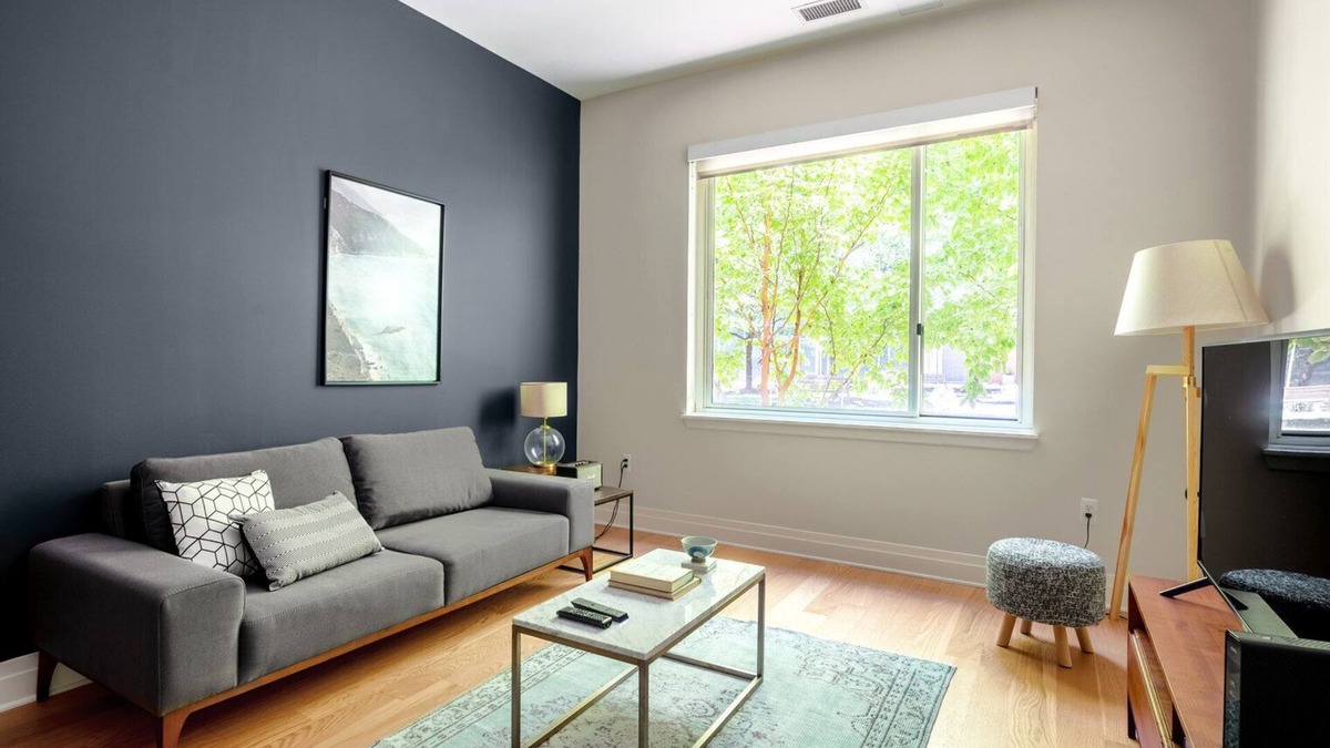 George Washington University Apartment | Gorgeous Foggy Bottom 1BR w/Gym, walk to GWU, Metro, by Blueground