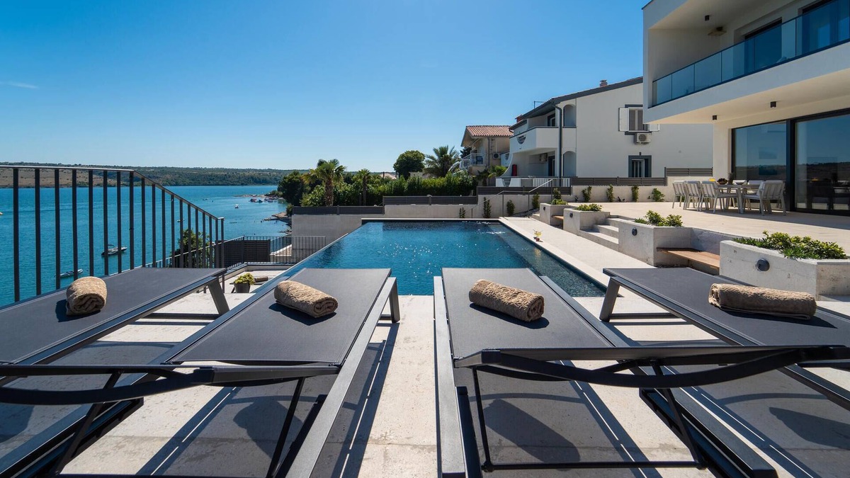 Municipality of Posedarje House | Gorgeous home in Posedarje with sauna