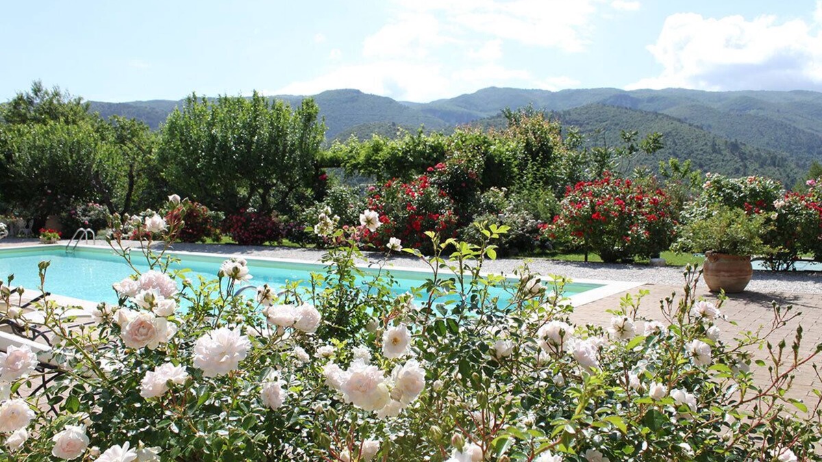 Spoleto Apartment | Gorgeous loft with high ceilings, wooden interiors and panoramic terrace, pool
