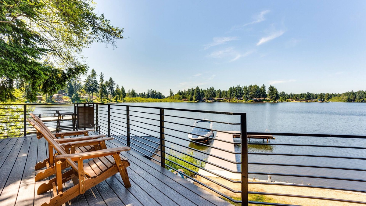 Lacey House | Gorgeous Long Lake Home w/Dock, Kayak, SUP & More
