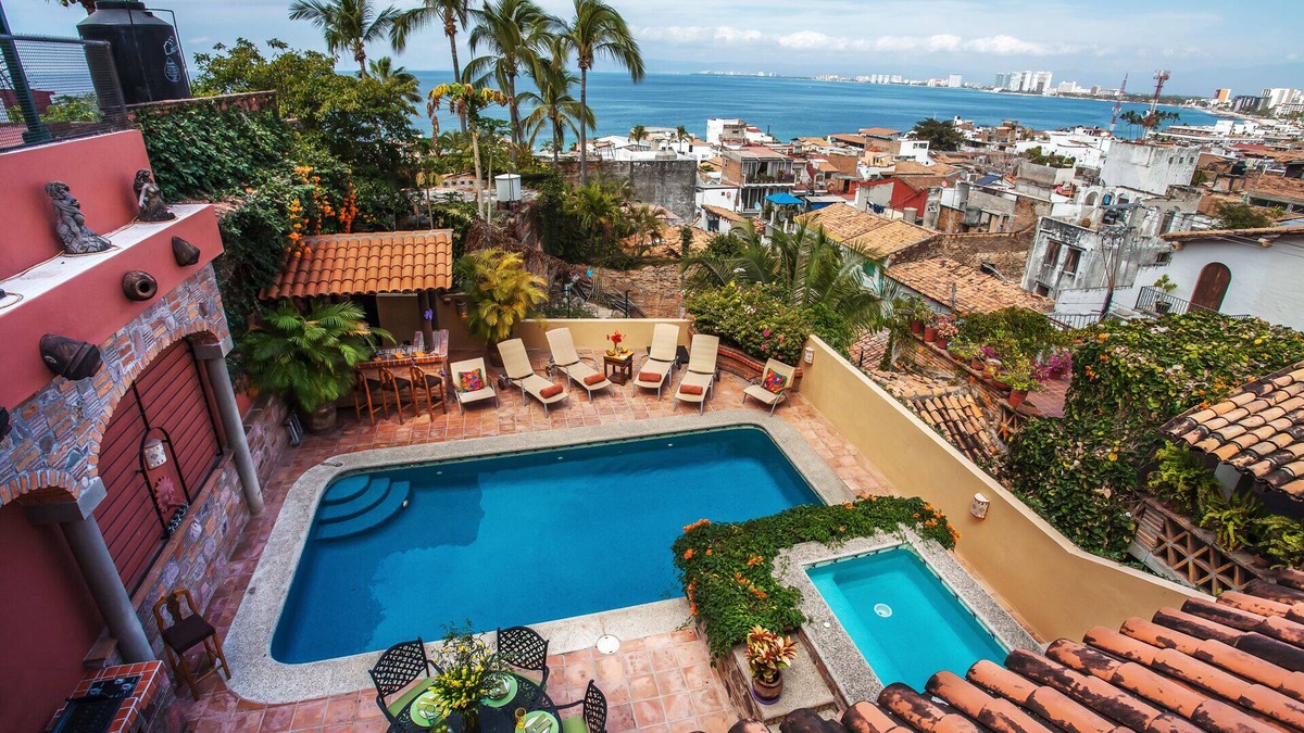 Downtown Puerto Vallarta Villa | Gorgeous villa centrally located overlooking Banderas Bay