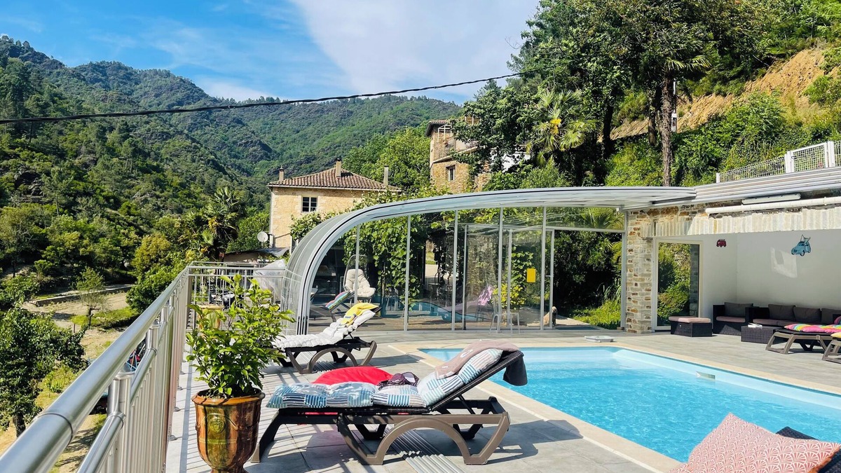 Saumane Other | Grand Gîte au Cœur du Parc National des Cévennes Piscine Couverte et Chauffée