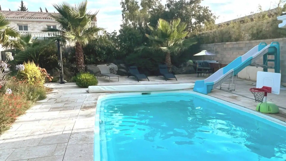 Cuxac-dʼAude Villa | Grande Maison Familiale 22 Pers Piscine Pool House