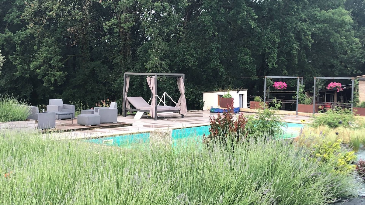 Saint-Cirq House | Grange en Pierre Avec Grande Piscine Animaux Acceptés