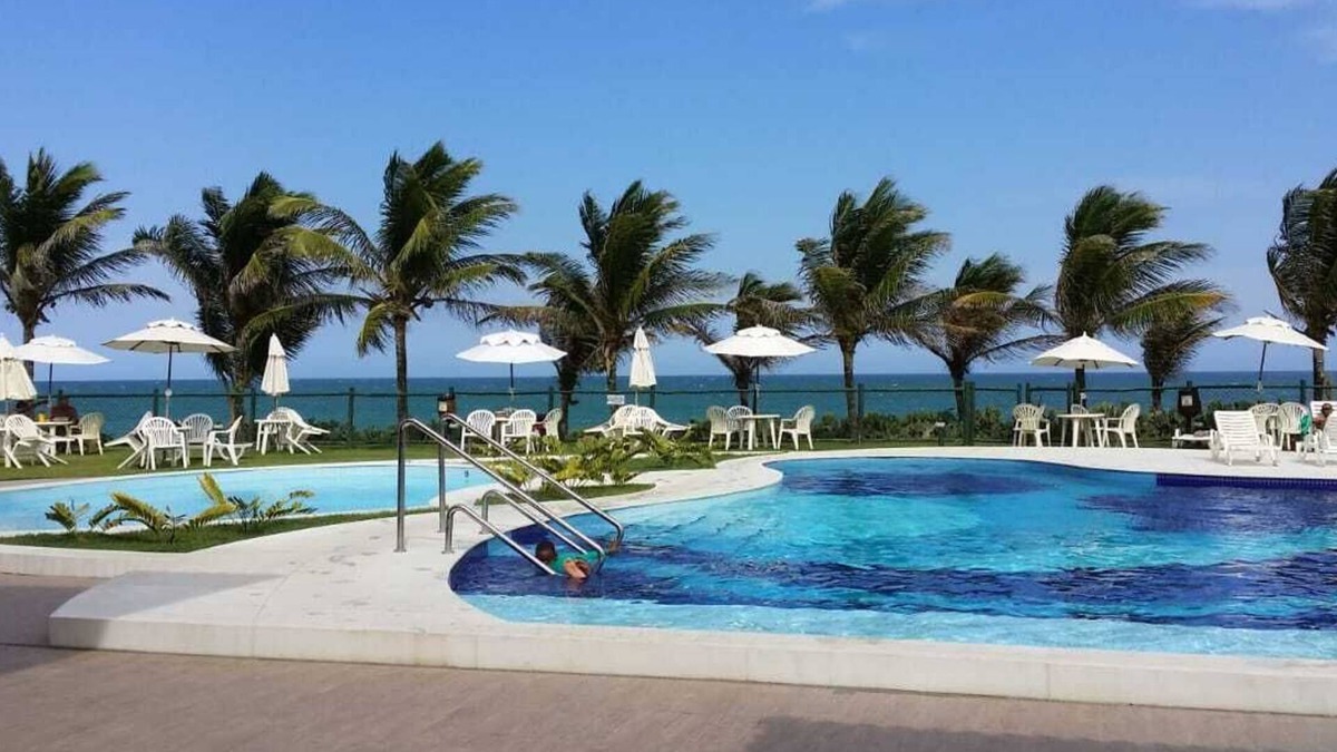 Jenipabu Apartment | GREAT APARTMENT 03 BEDROOMS, FURNISHED, FRONT OF THE SEA, CAMAREIRA.