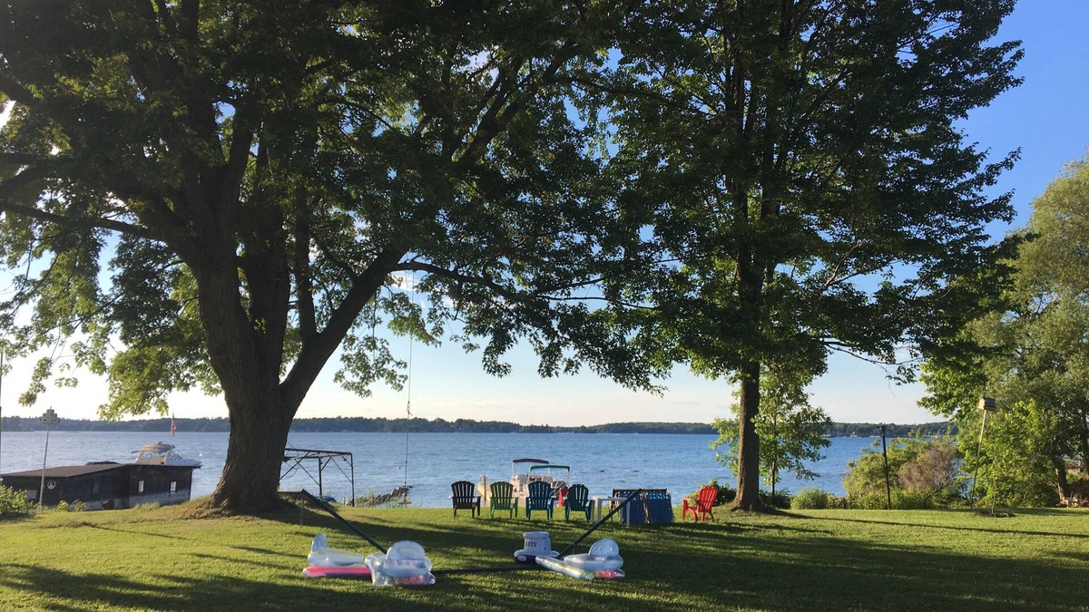 Frontenac Cottage | Great cottage with open water views of shipping channel!