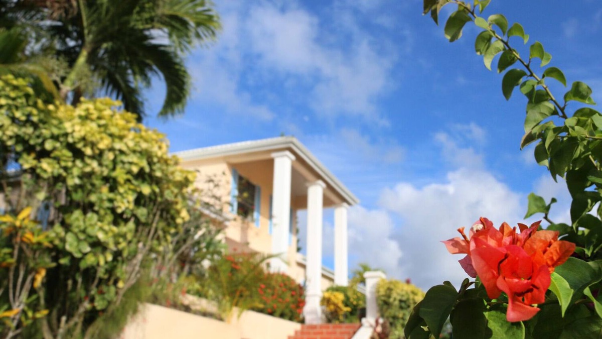Marigot Bay House | Great House - Panoramic View of Beautiful Marigot Bay