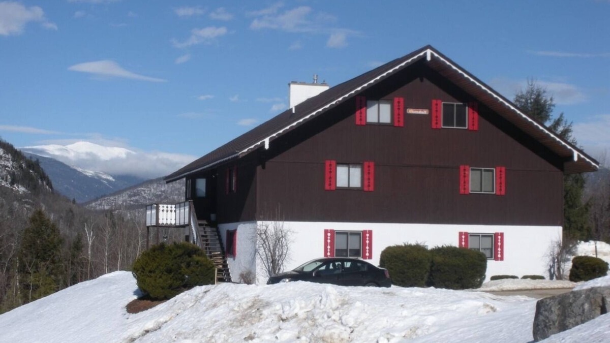 Jackson Condo | Great views of Mt. Washington, 1 mile to Storyland!