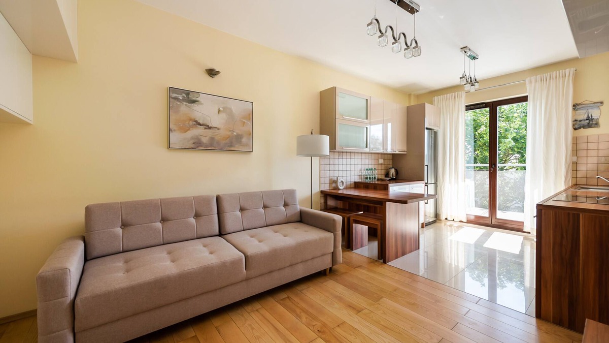 Bemowo Apartment | Green District 2BR AirConditioned P