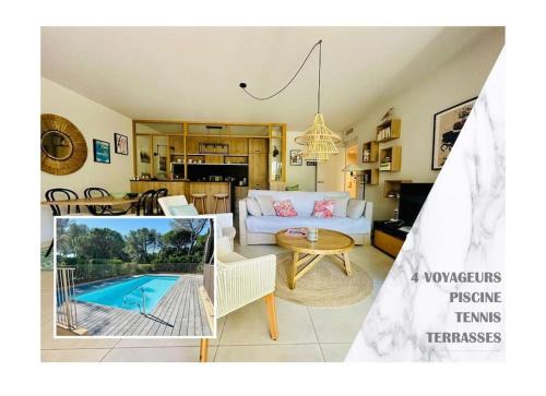 Valescure Apartment | Green Garden : piscine, clim & grande terrasse