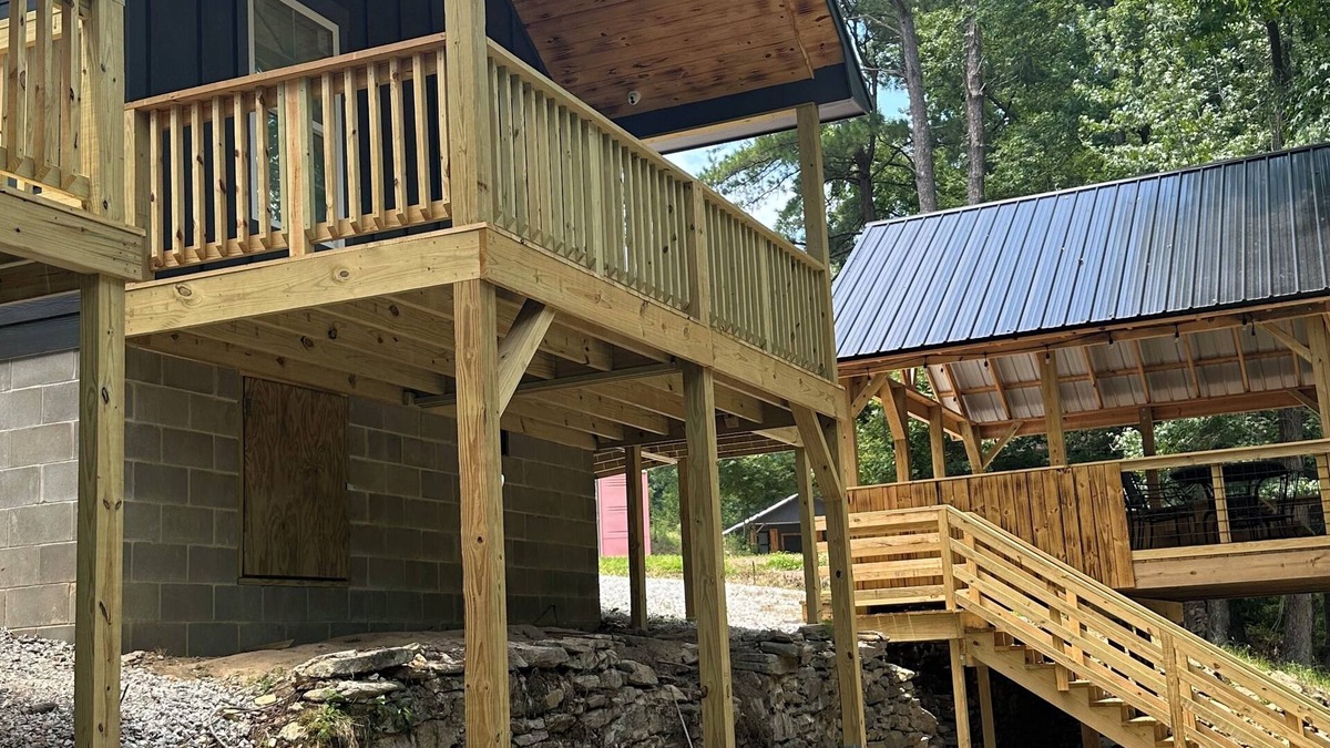 Opelika Cabin | Griffen Mill Properties cabin #7 next to Uchee Creek