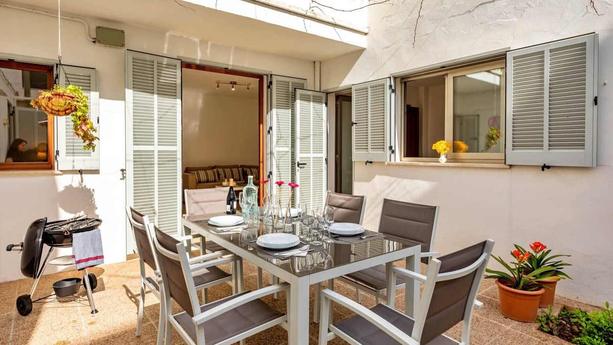 Puerto de Pollensa House | Ground floor apartment near the sea for 5 guests with patio and private bbq