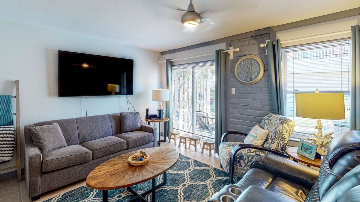 Cinnamon Shore Condo | Ground Floor Condo, Boardwalk to Beach, Shared Pool and Grill