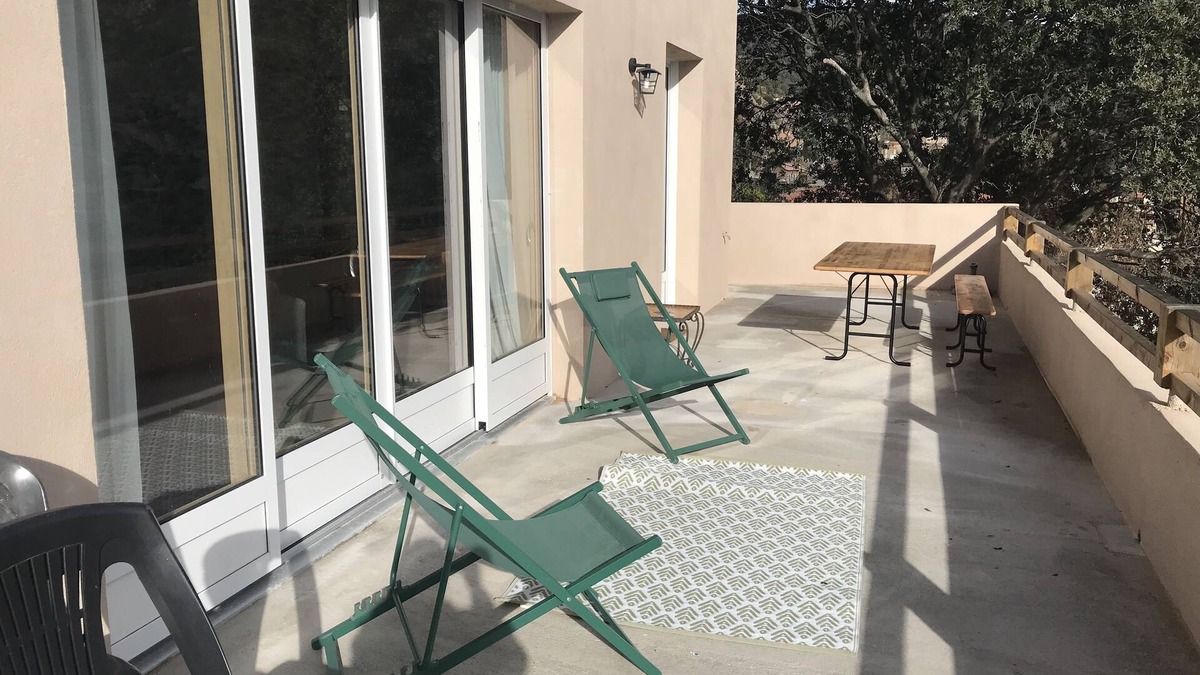 Balogna House | Ground floor House Terrace Mountain view in Corsican village with Sauna