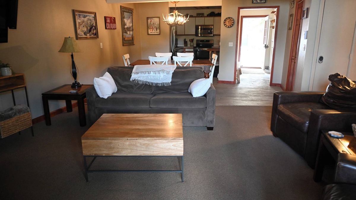 Mountain House Condo | Ground floor unit with less than 5 minutes walk to the lifts - great location!