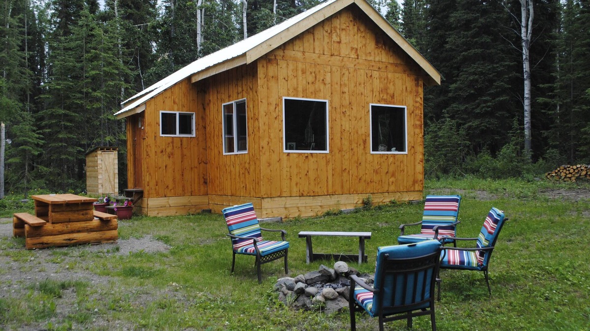 Dease Lake House | Grouse House. Off Grid Wilderness Cabin in Dease Lake