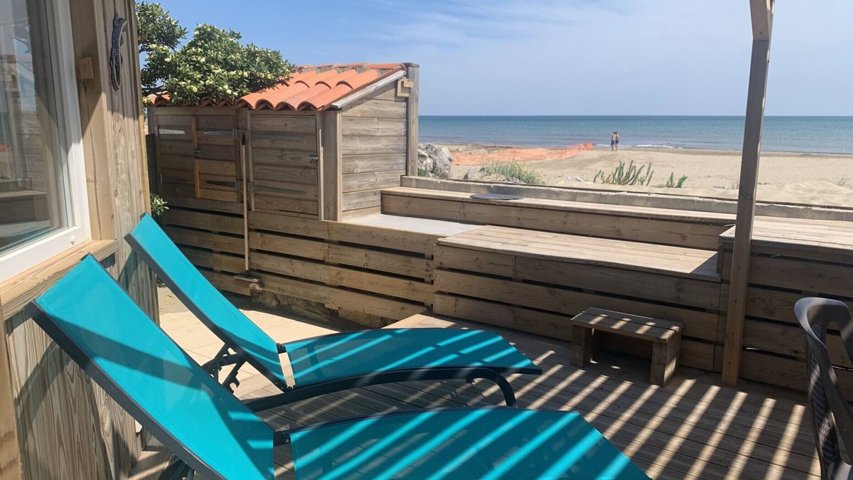 Les Ayguades House | Gruissan, AC T3 beachfront, terrace, 4 pers