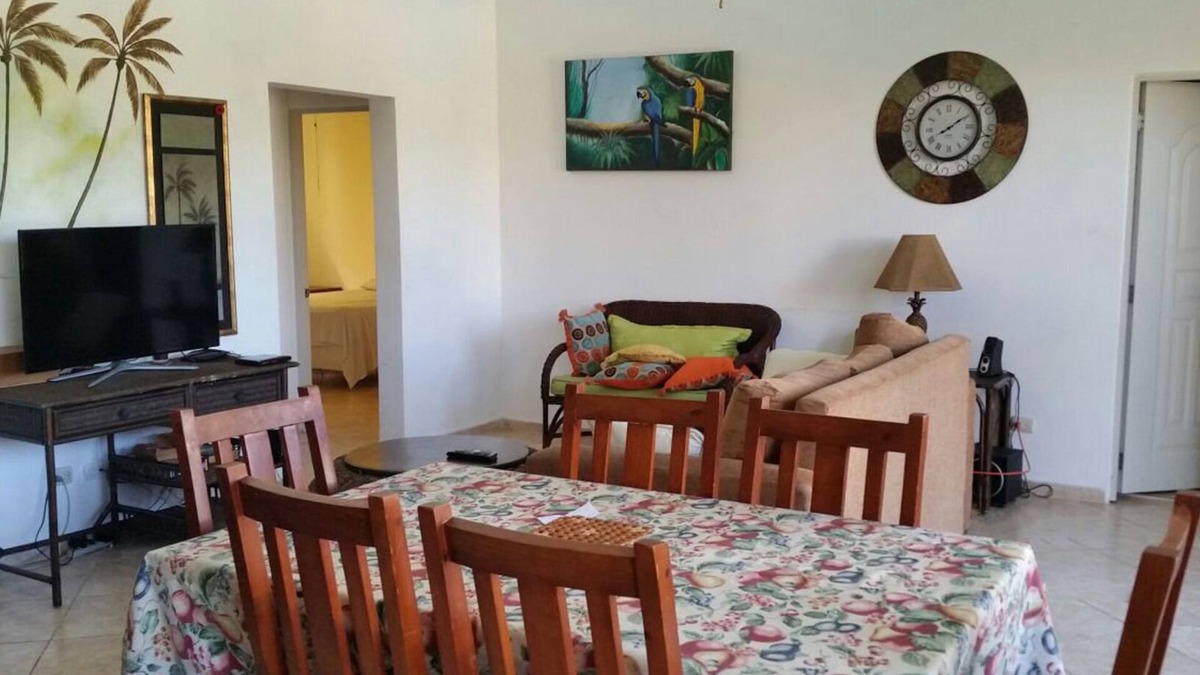 El Batey Apartment | Guest-friendly Condo With Pool In Downtown Sosua, Fully Furnished And Equipped