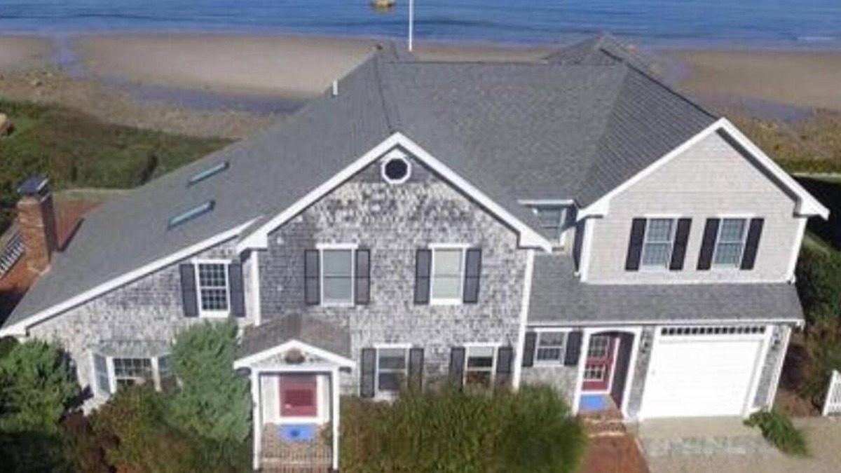 Dennis House | 'Gulls Way' - Beachfront and Oceanfront Custom Home on Private Beach