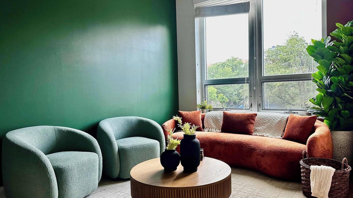 Near West Side Apartment | Gym, Garage Parking, Balcony, Sleeps 4