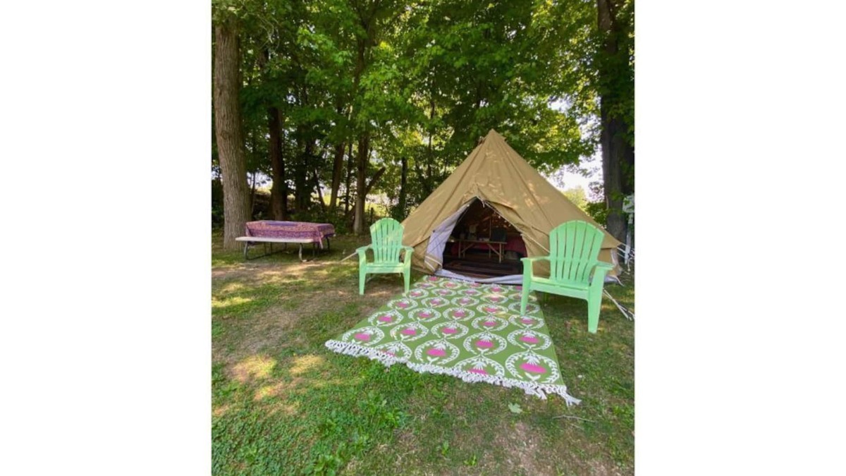 Rushville RV Rental | Gypsy Belle Glamping Tent & Breakfast for 2 in Finger Lakes Wine Country!