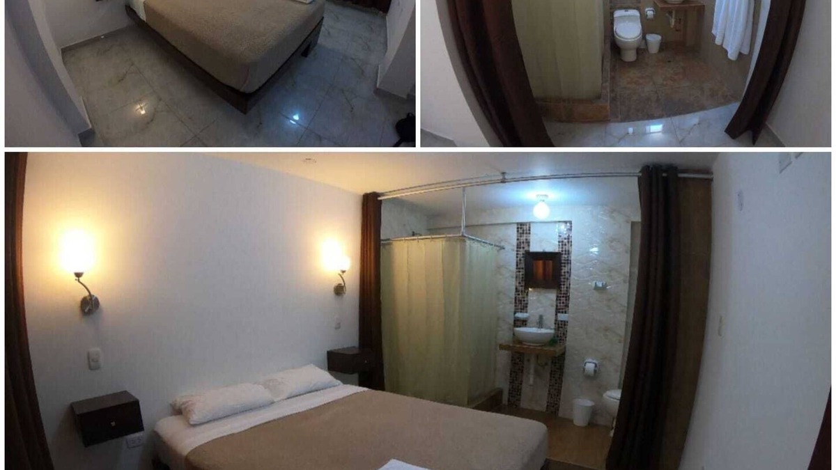 Trujillo Apartment | Habitación con entrada independiente, baño privado y cama queen