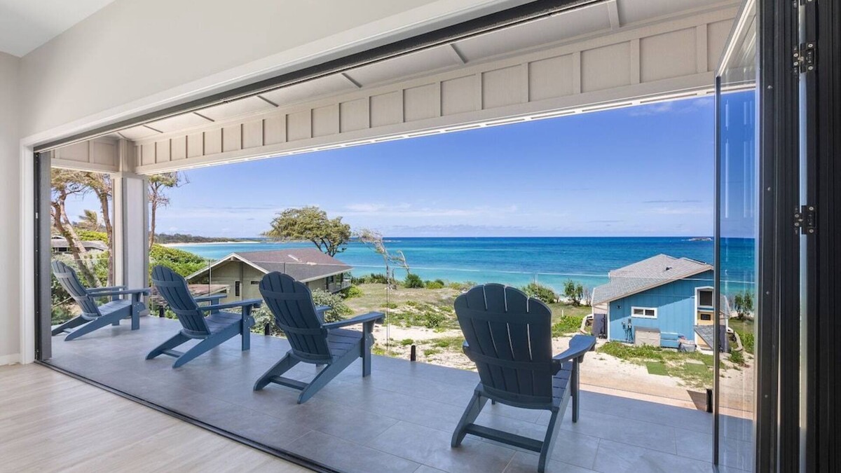 Laie House | Hale Makai - AC, Beachfront