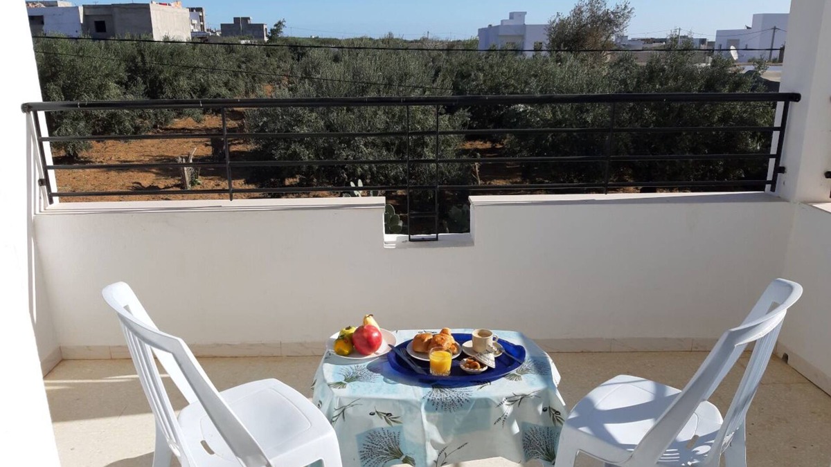 Mrezga Apartment | Hammamet - Near beaches and hills: The house of olive trees
