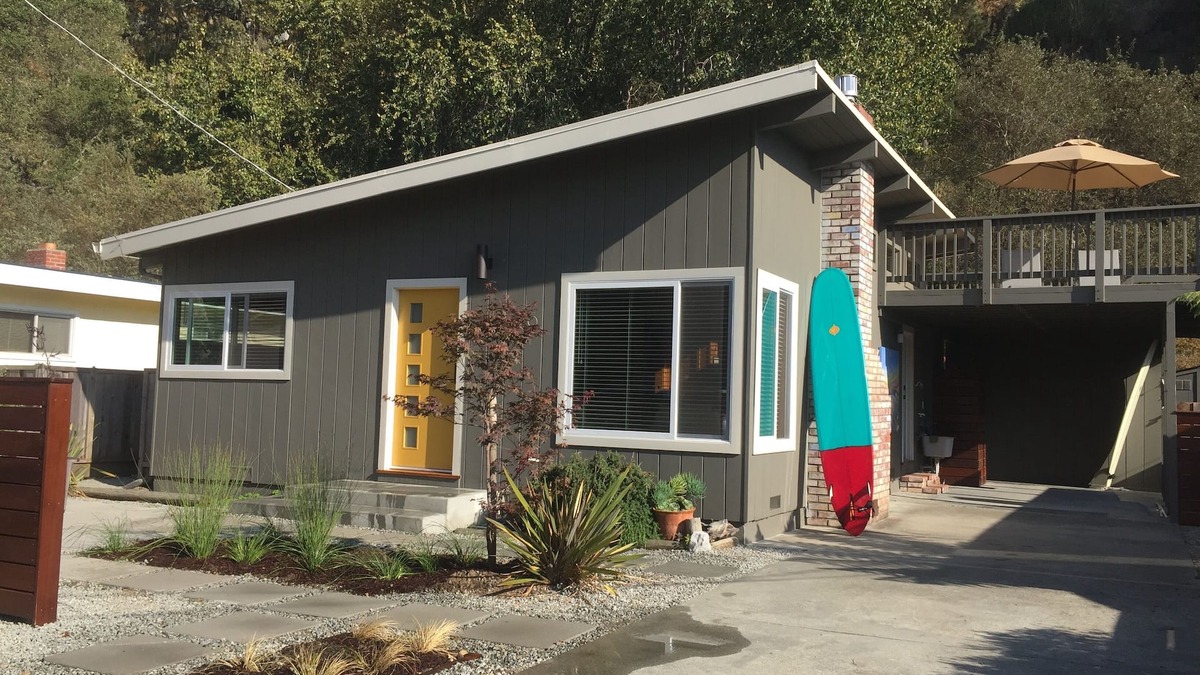 Rio del Mar House | Hand built beach cottage in the "cove". sunny, quiet, 4 min. walk to the surf!