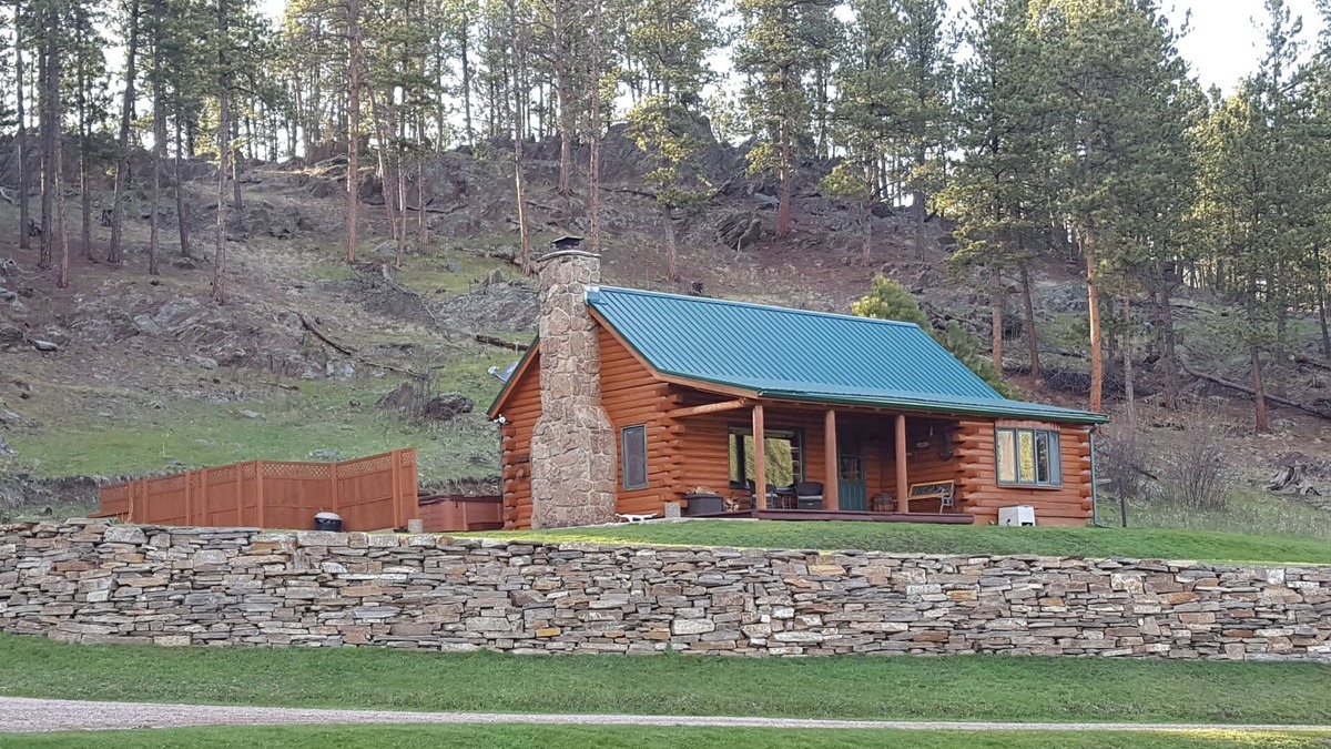 Hill City Cabin | Hand-hewn Log Cabin on 7 acres, only 2 mi to heart of Hill City