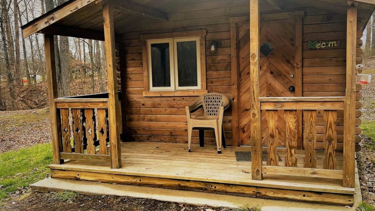 Helmsburg Cabin | "Hank" Camping Cabin #1 | Pet Friendly
