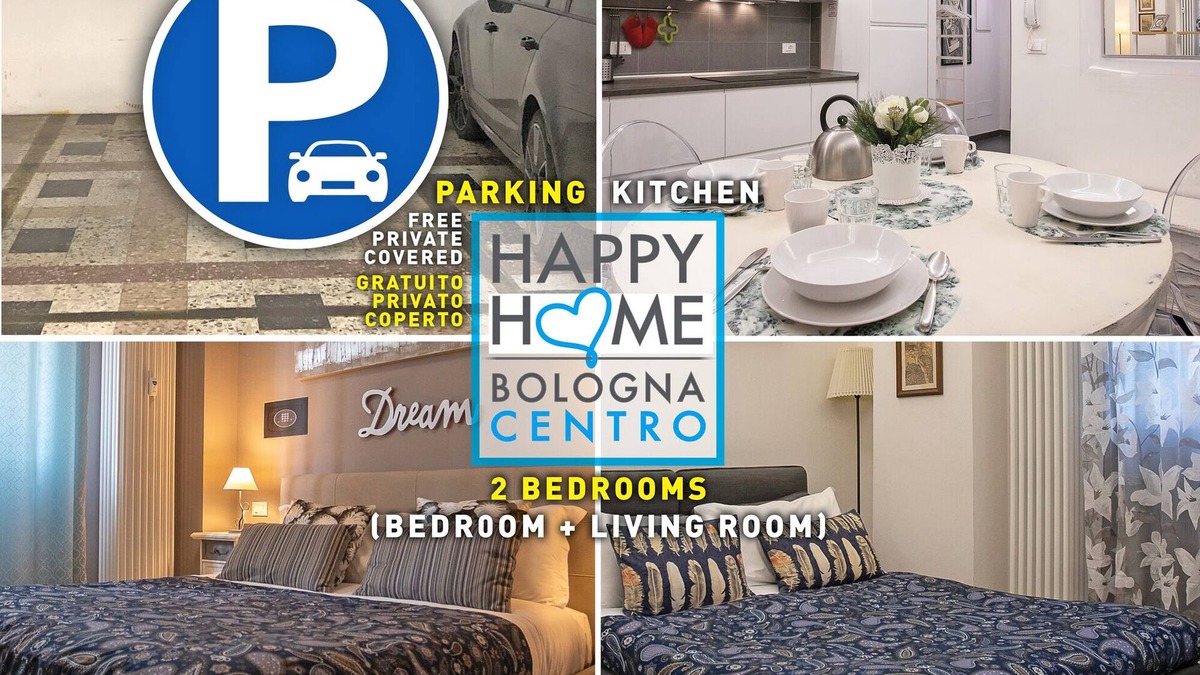 Historic Center Apartment | HAPPY HOME BOLOGNA CENTER *FREE private PARKING*