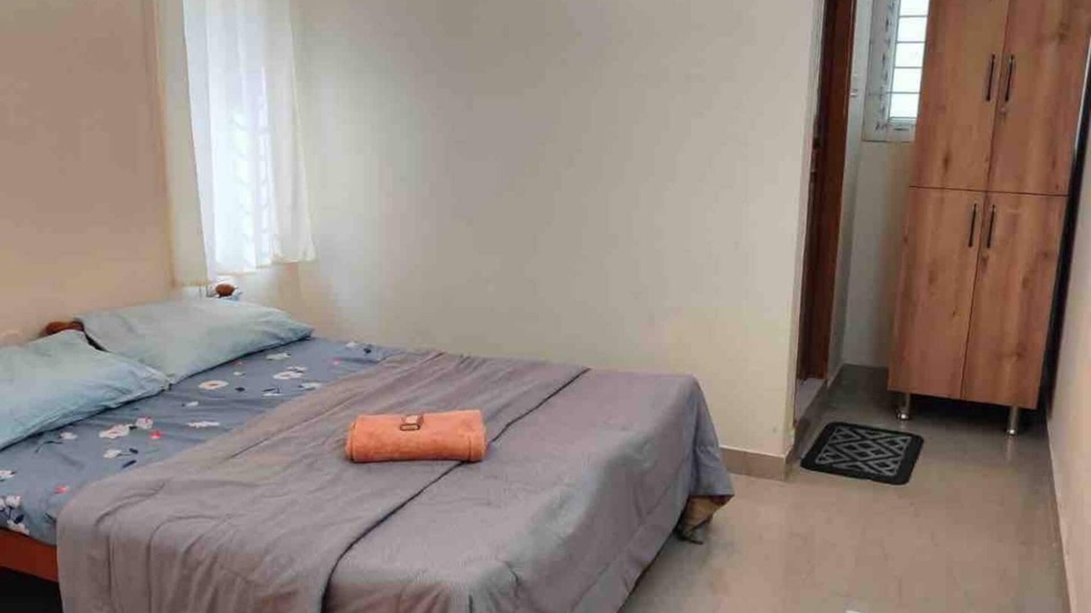 Manikonda Apartment | Happy Homes- Bright Airy Private AC 2 BHK
