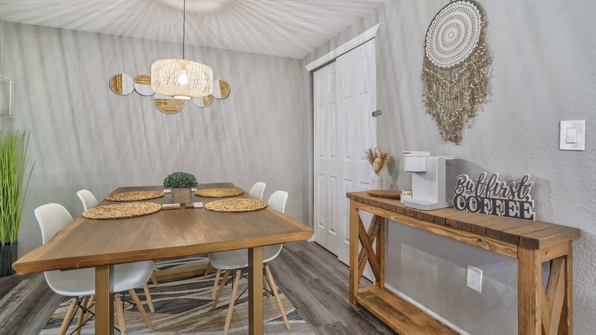 Stetson Hills Apartment | Hearth Basement - Sleek Workspace Full Kitchen