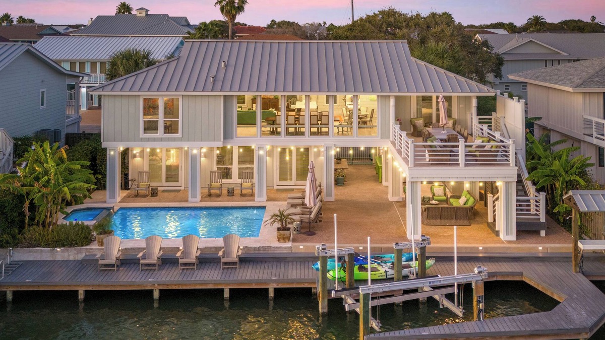 Key Allegro House | Heated Pool, Hot Tub, Kayaks, Fishing, 5BR Waterfront Home in Key Allegro