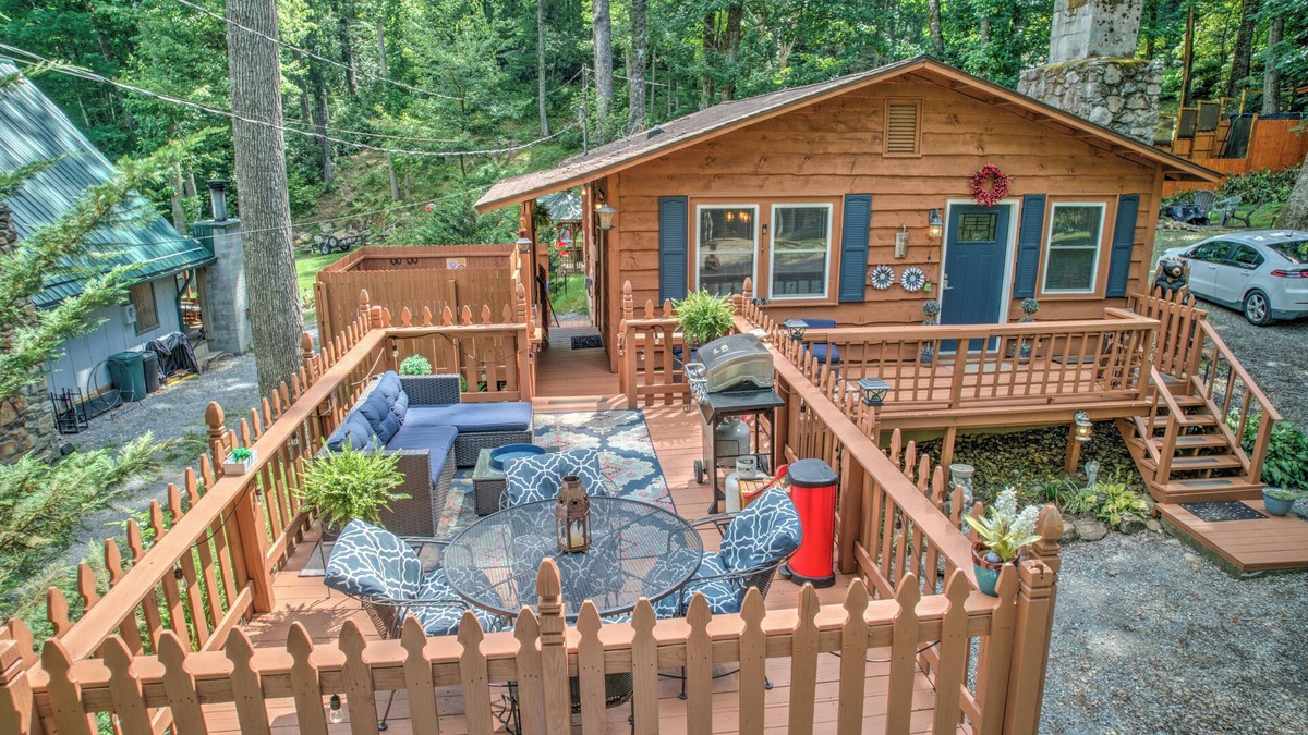 Maggie Valley Cabin | Heaven Sent, a little slice of heaven tucked away in Maggie Valley