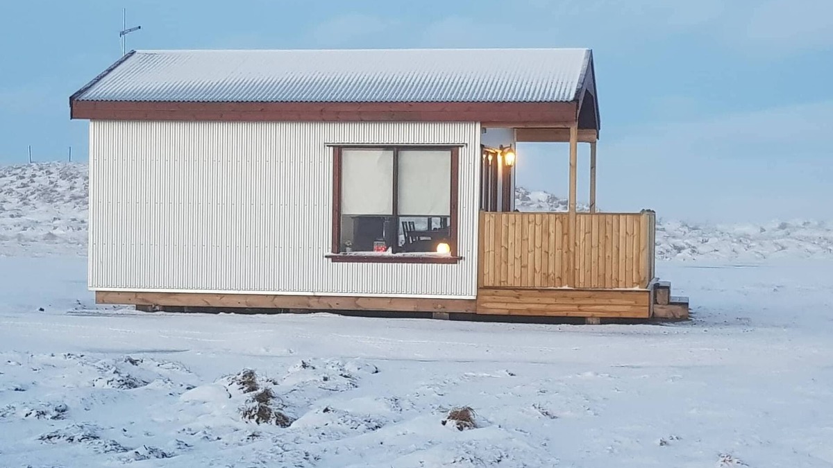 Hella Cabin | Hekla Cabin 2 Volcano and glacier view