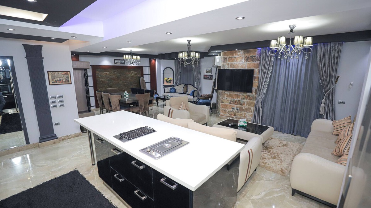Heliopolis Apartment | Heliopolis Heights, 3-Bedroom Grandeur, Jacuzzi, 5 AC & 4K TVs