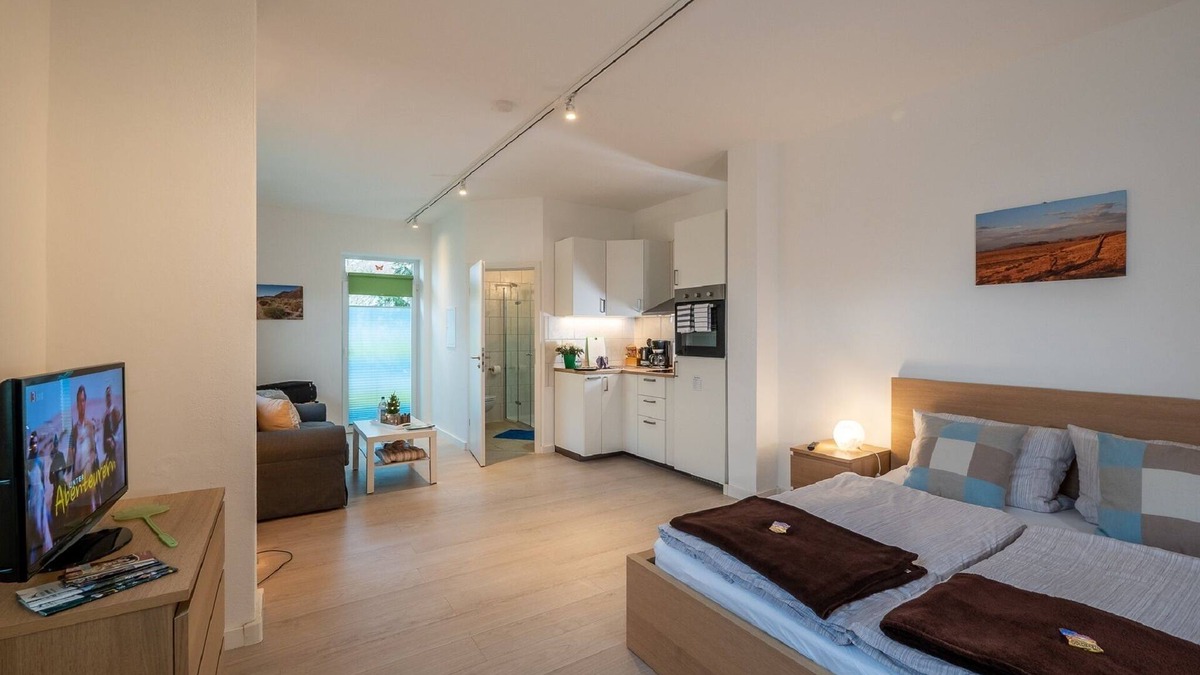 Osterwaal Apartment | Helles Appartment (30qm) mit kostenfreiem WLAN und Terrasse